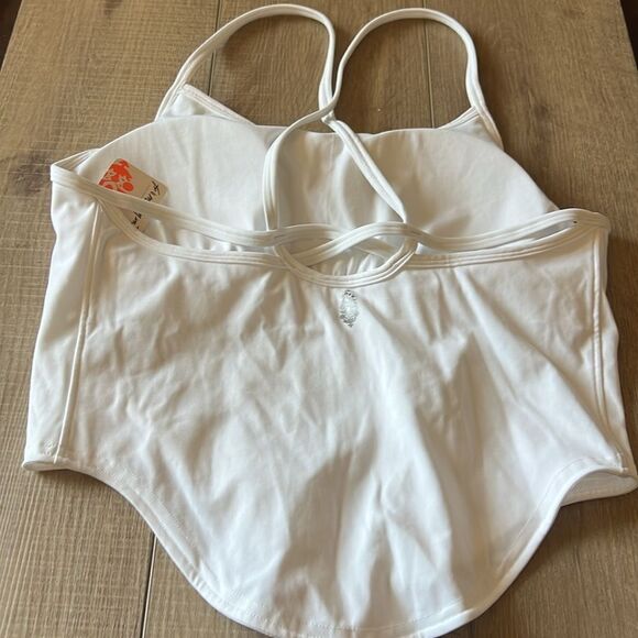 Free People White Do It To It Tank L - Picture 3 of 6